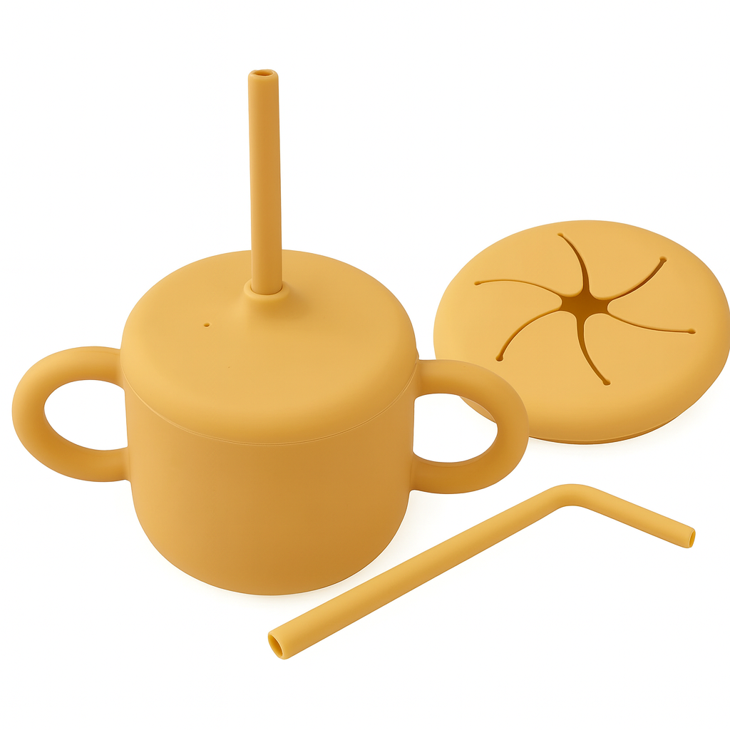 Gobelet en Silicone pour Bébé - Personnalisation Gratuite avec Prénom