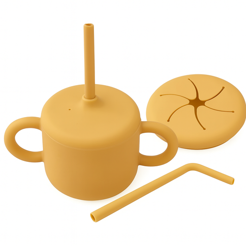 Gobelet en Silicone pour Bébé - Personnalisation Gratuite avec Prénom